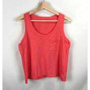 Madewell Small Slub Knit Scoop Neck Tank Top